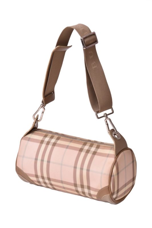 Burberry Nova Check Lola Barrel Bag