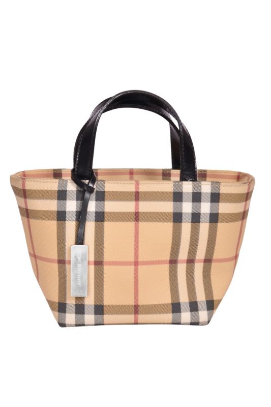 Burberry Nova Check Mini Tote Bag