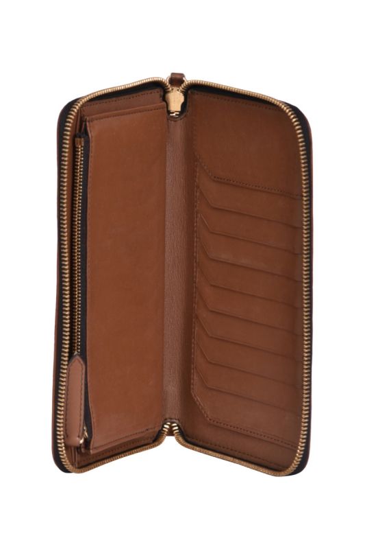 Burberry Nova Check Zip around Wallet
