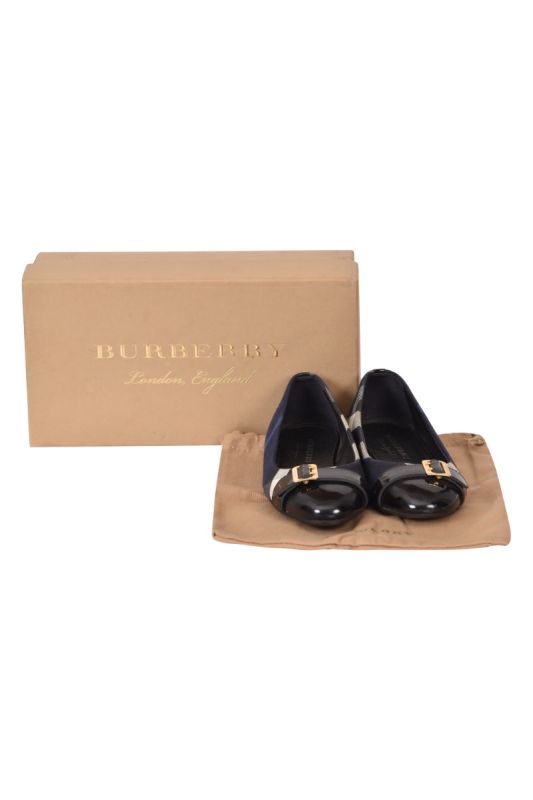 Burberry Nova Checks Ballerinas