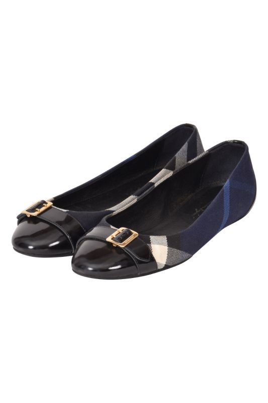Burberry Nova Checks Ballerinas