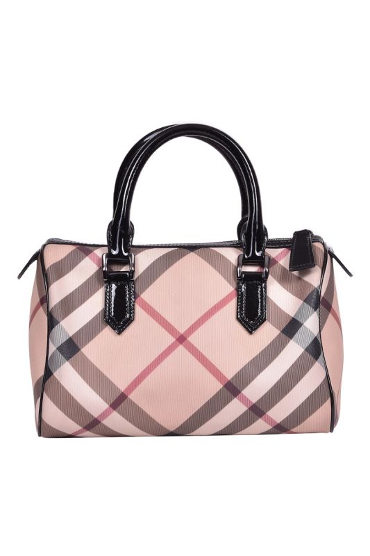 Burberry Nova Checks Bowling Bag