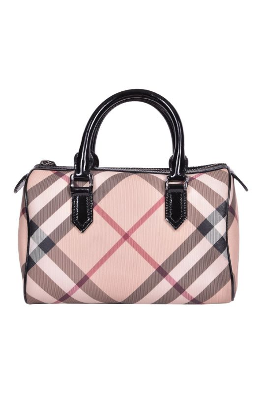 Burberry Nova Checks Bowling Bag