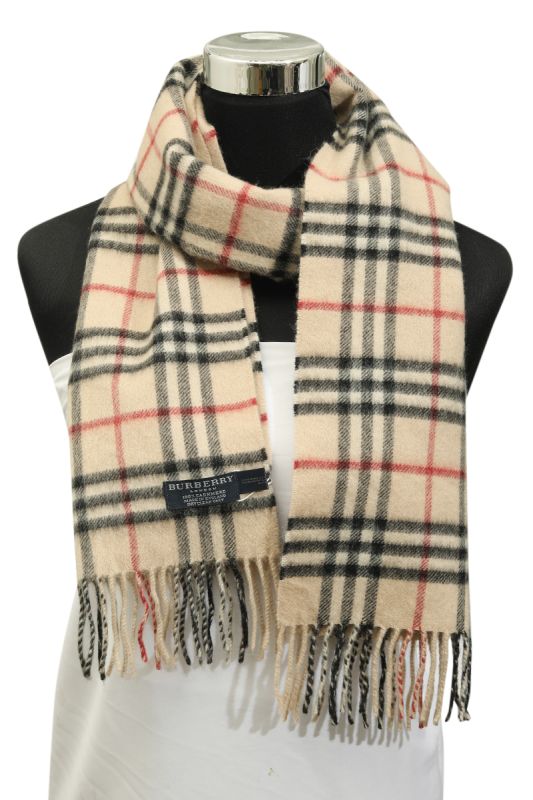 Burberry Nova Checks Cashmere Scarf