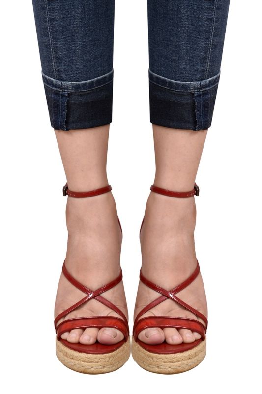 Burberry Nova Checks Espadrilles Wedges