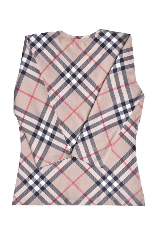 Burberry Nova Checks Fitted Top