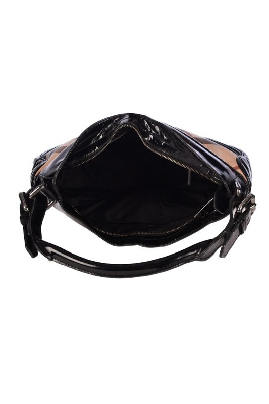 BURBERRY NOVA CHECKS HOBO BAG