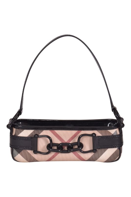 Burberry Nova Checks Pochette Shoulder Bag