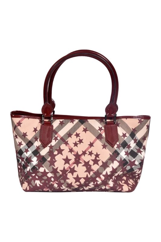 Burberry Nova Checks Star Tote Bag