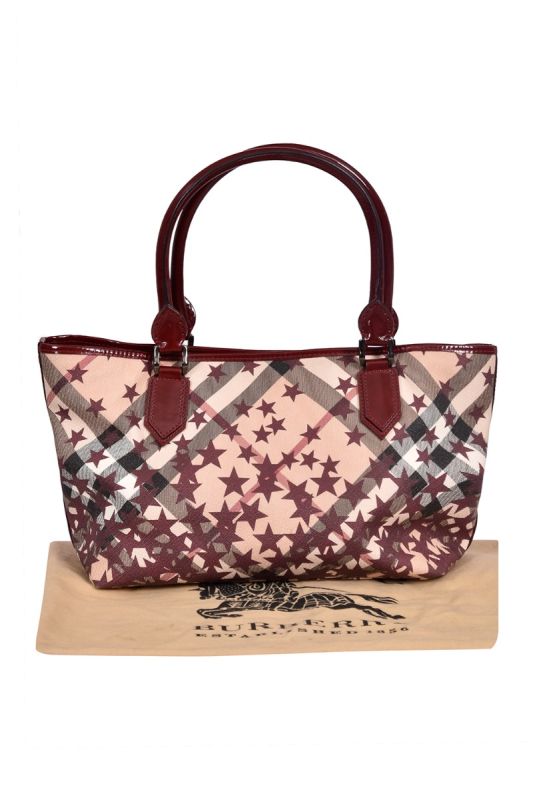 Burberry Nova Checks Star Tote Bag