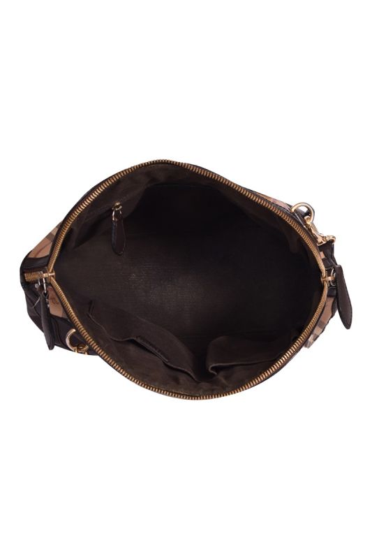 Burberry Orchard Bowler Haymarket Check Bag