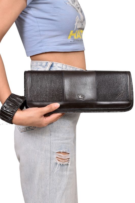 Burberry Patent Leather Continental Wristlet