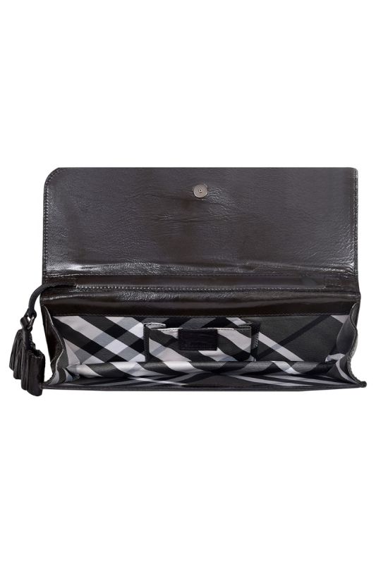 Burberry Patent Leather Continental Wristlet