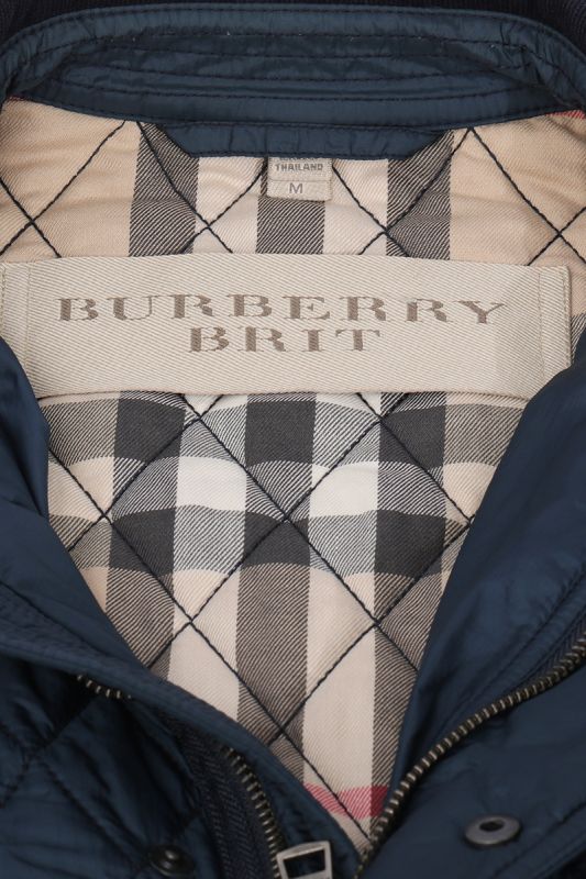 Burberry Quilted Blue Jacket