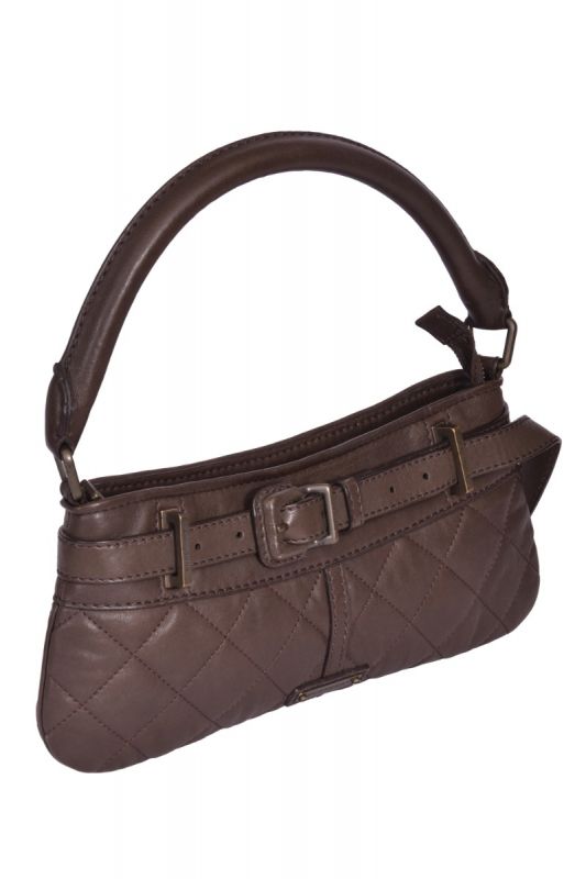 Burberry Quilted Leather Brown Shoulder Bag