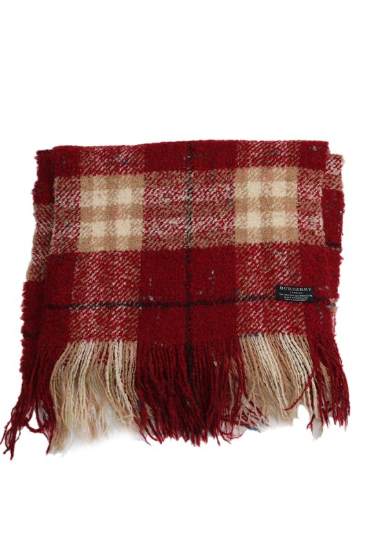 Burberry Red/Beige Muffler