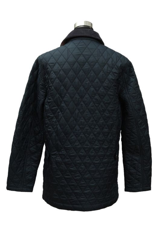 Burberry Size L Quilted Blue Jacket