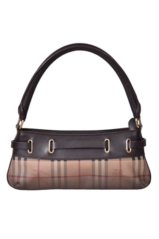 Burberry Smoked checks Coated Canvas Bag