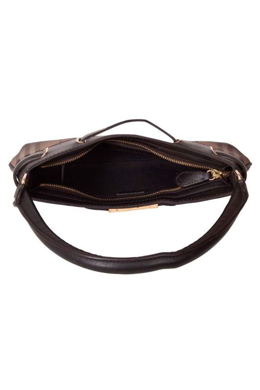 Burberry Smoked checks Coated Canvas Bag