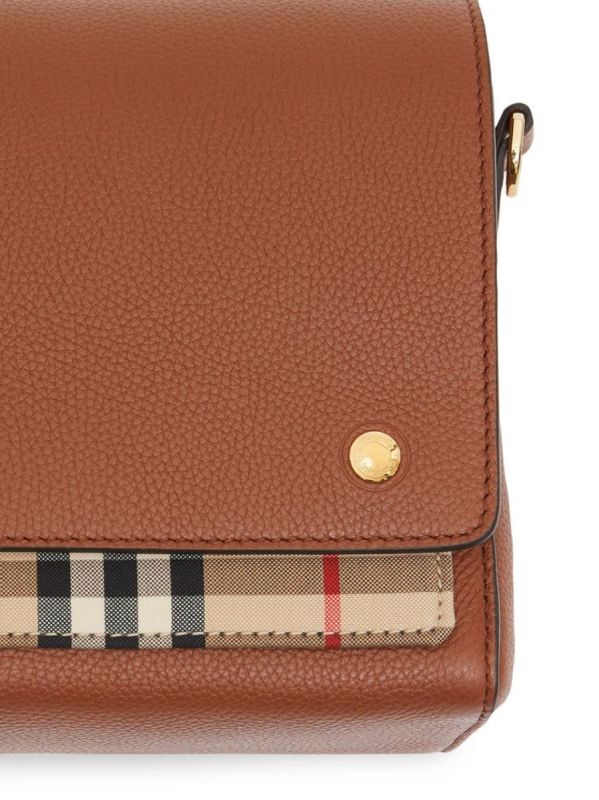 BURBERRY VINTAGE CHECK NOTE CROSSBODY BAG