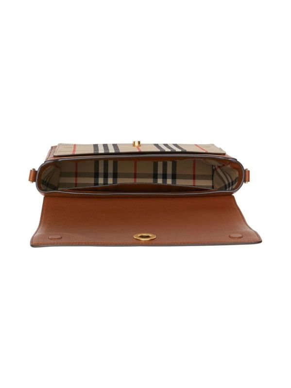 BURBERRY VINTAGE CHECK NOTE CROSSBODY BAG