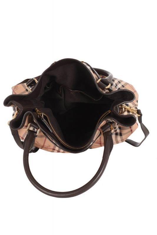 BURBERRY W HAY- MARKET CHECK BAG