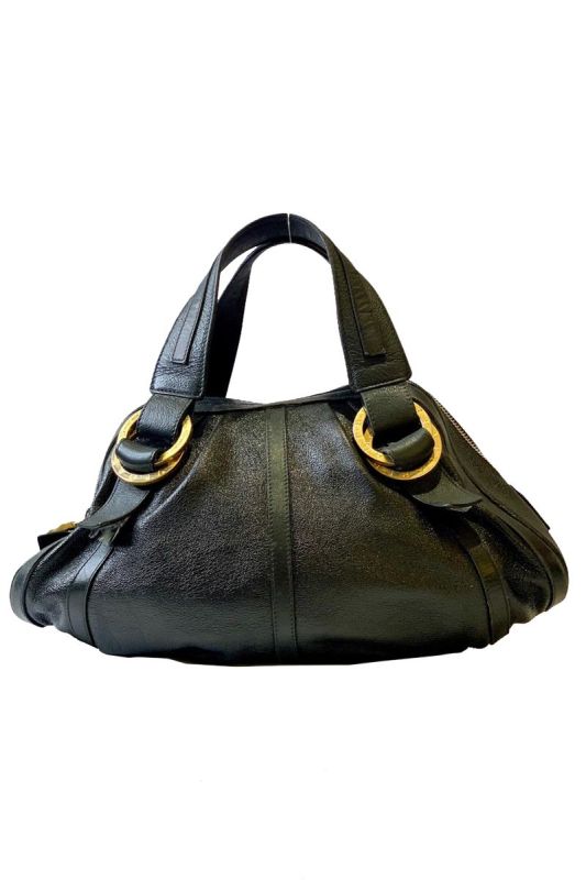 BVLGARI CALF LEATHER SHOULDER BAG