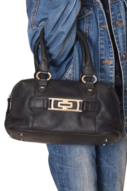 Bvlgari Calf Leather Shoulder Bag RT137-10