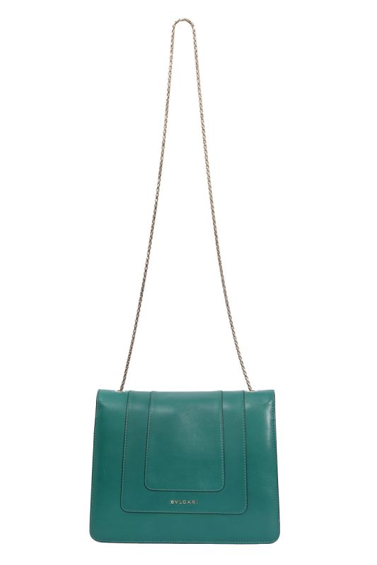Bvlgari Green Serpenti Forever Shoulder Bag