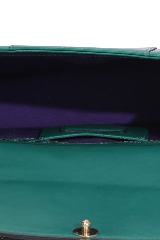 Bvlgari Green Serpenti Forever Shoulder Bag