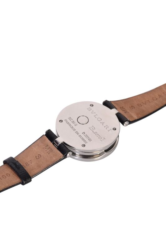 BVLGARI MOTHER OF PEARL DIAMOND THREE HEARTS QUARTZ WATCH