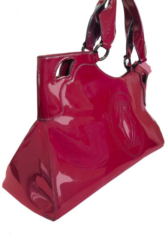 CARTIER PATENT LEATHER MARCELLO DE CARTIER BAG 