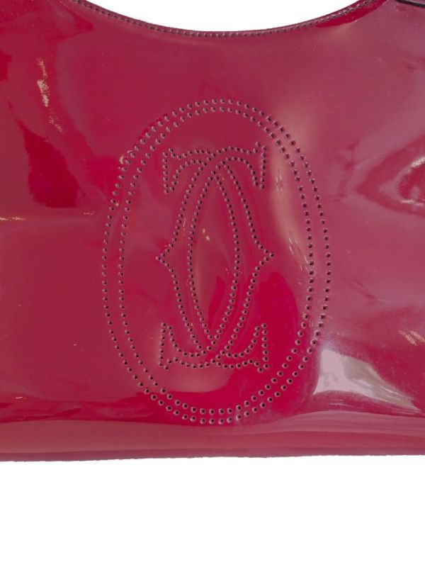 CARTIER PATENT LEATHER MARCELLO DE CARTIER BAG 