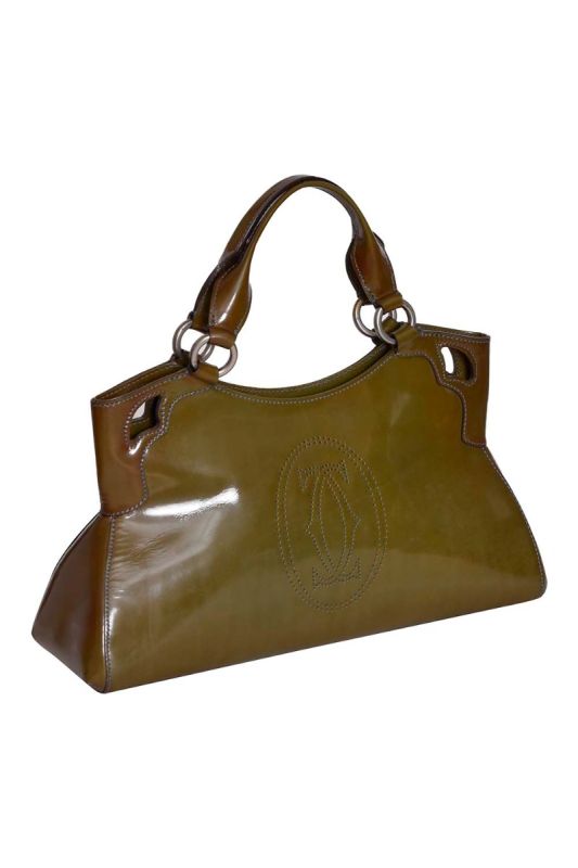 Cartier Patent Leather Marcello De Cartier Bag RT109-10