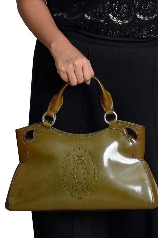 Cartier Patent Leather Marcello De Cartier Bag RT109-10