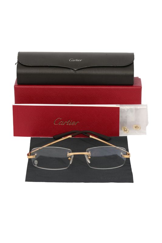 Cartier Rimless Titanium Eyeglasses