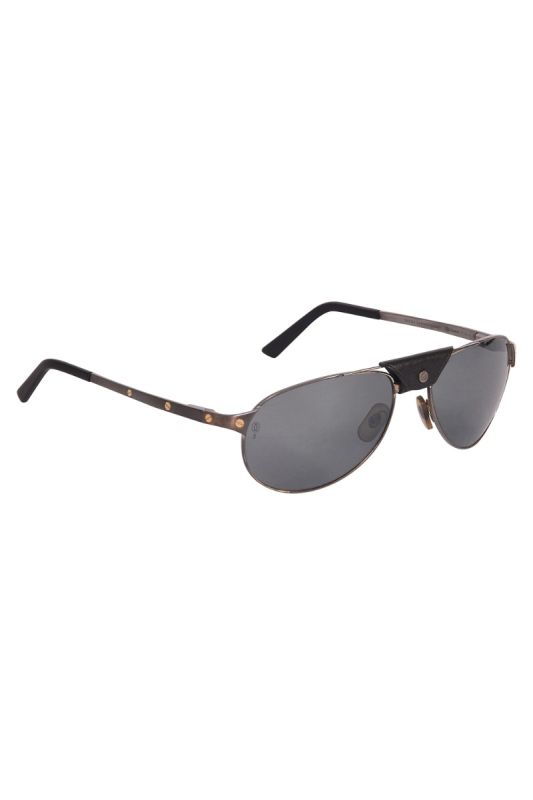 Cartier Santos De Cartier Pilot Sunglasses 