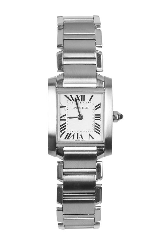 CARTIER STAINLESS TANK WATCH RT90-10