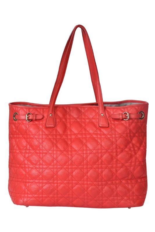 Christian Dior Cannage Canvas Panarea Medium Tote Bag