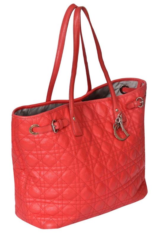 Christian Dior Cannage Canvas Panarea Medium Tote Bag