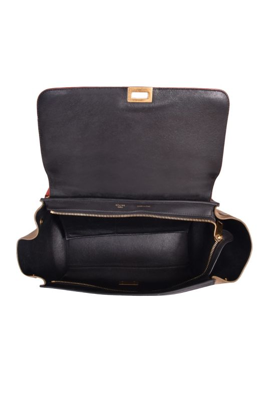 Celine Color Block Trapeze Bag