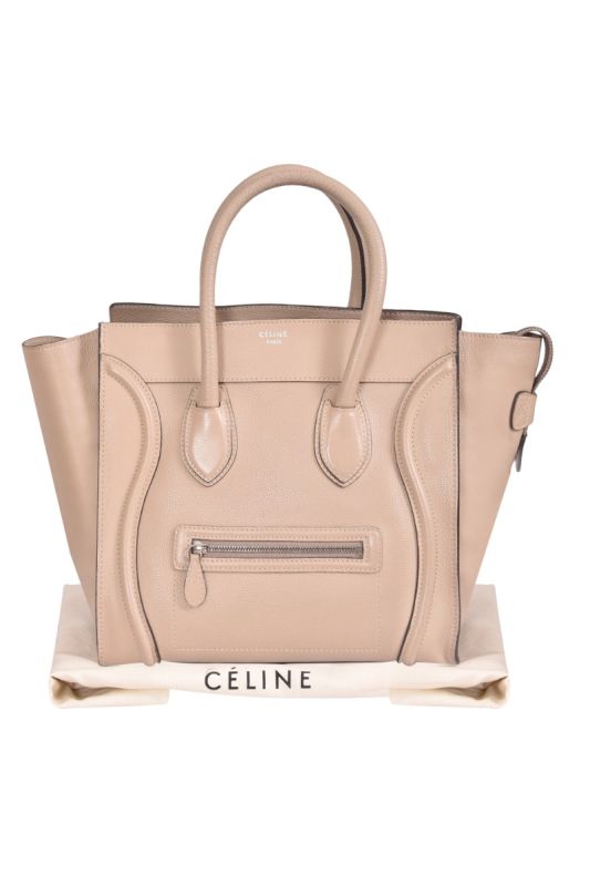 Celine Mini Luggage Leather Tote Bag