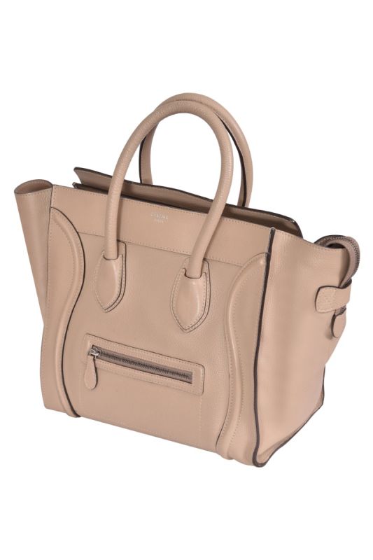 Celine Mini Luggage Leather Tote Bag