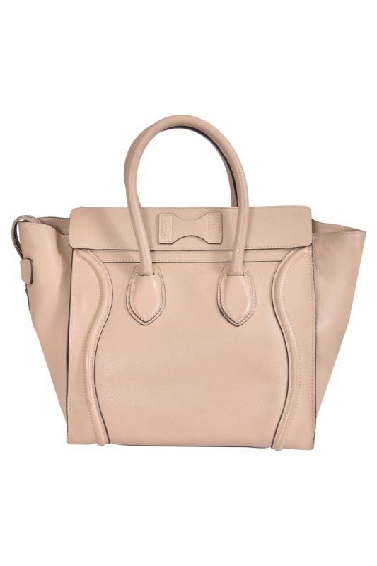 Celine Mini Luggage Leather Tote Bag