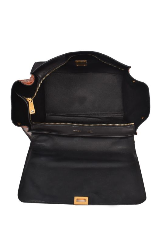 CELINE PYTHON TRAPEZE BAG