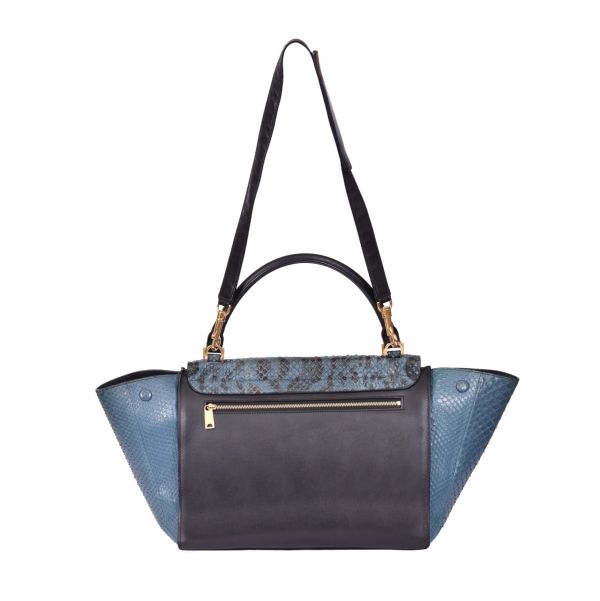 CELINE TRAPEZE SNAKESKIN BAG