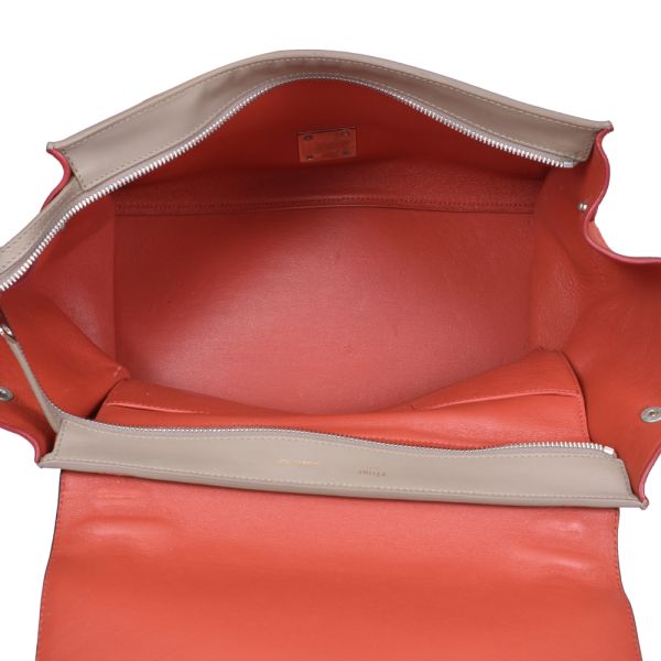 CELINE TRI COLOR TRAPEZE BAG