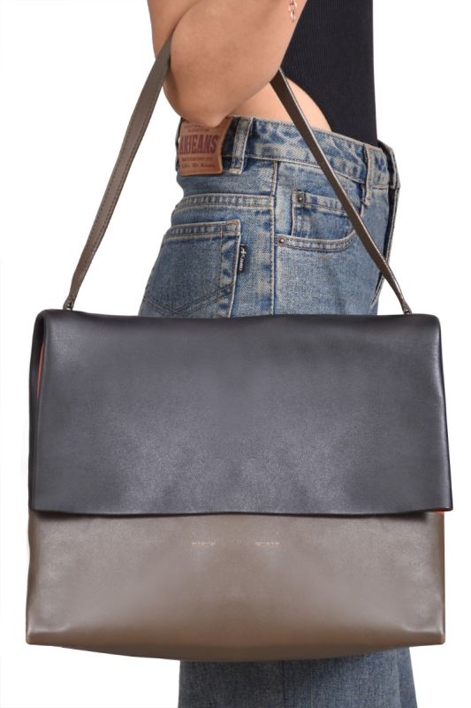 Celine Tri Colour All Soft Leather Shoulder Bag