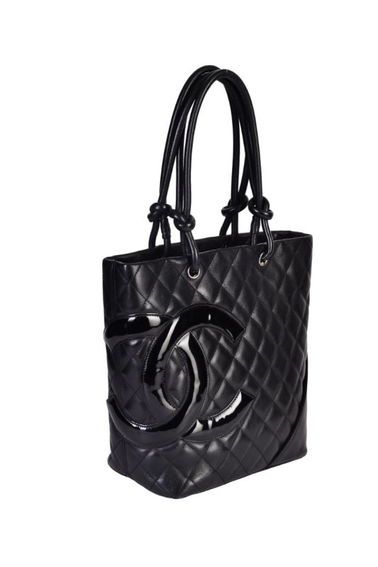 CHANEL BLACK CAMBON BAG