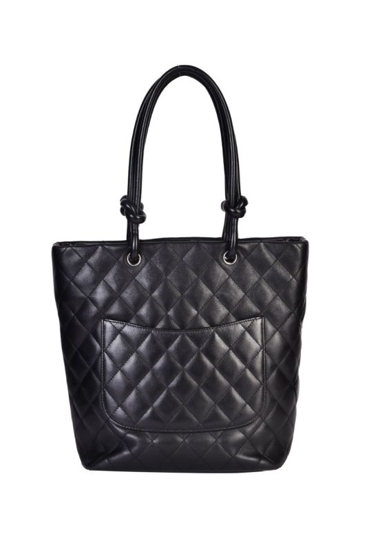 CHANEL BLACK CAMBON BAG